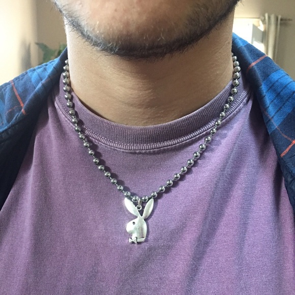 Playboy ball chain unisex necklace. - Picture 1 of 3